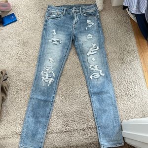 American Eagle Ripped Skinny Jeans
